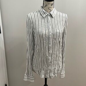 Long sleeve button down blouse